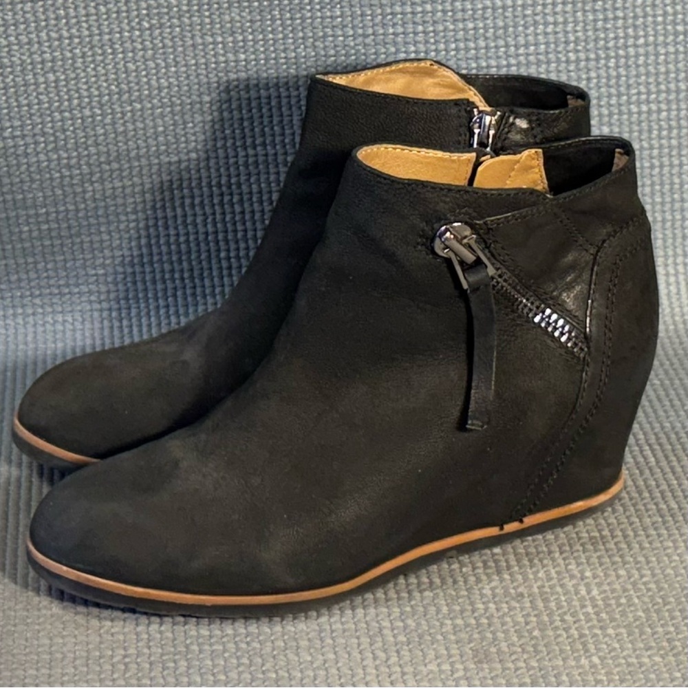 Franco Sarto Women’s Calissa Black‎ Ankle Booties Size 7